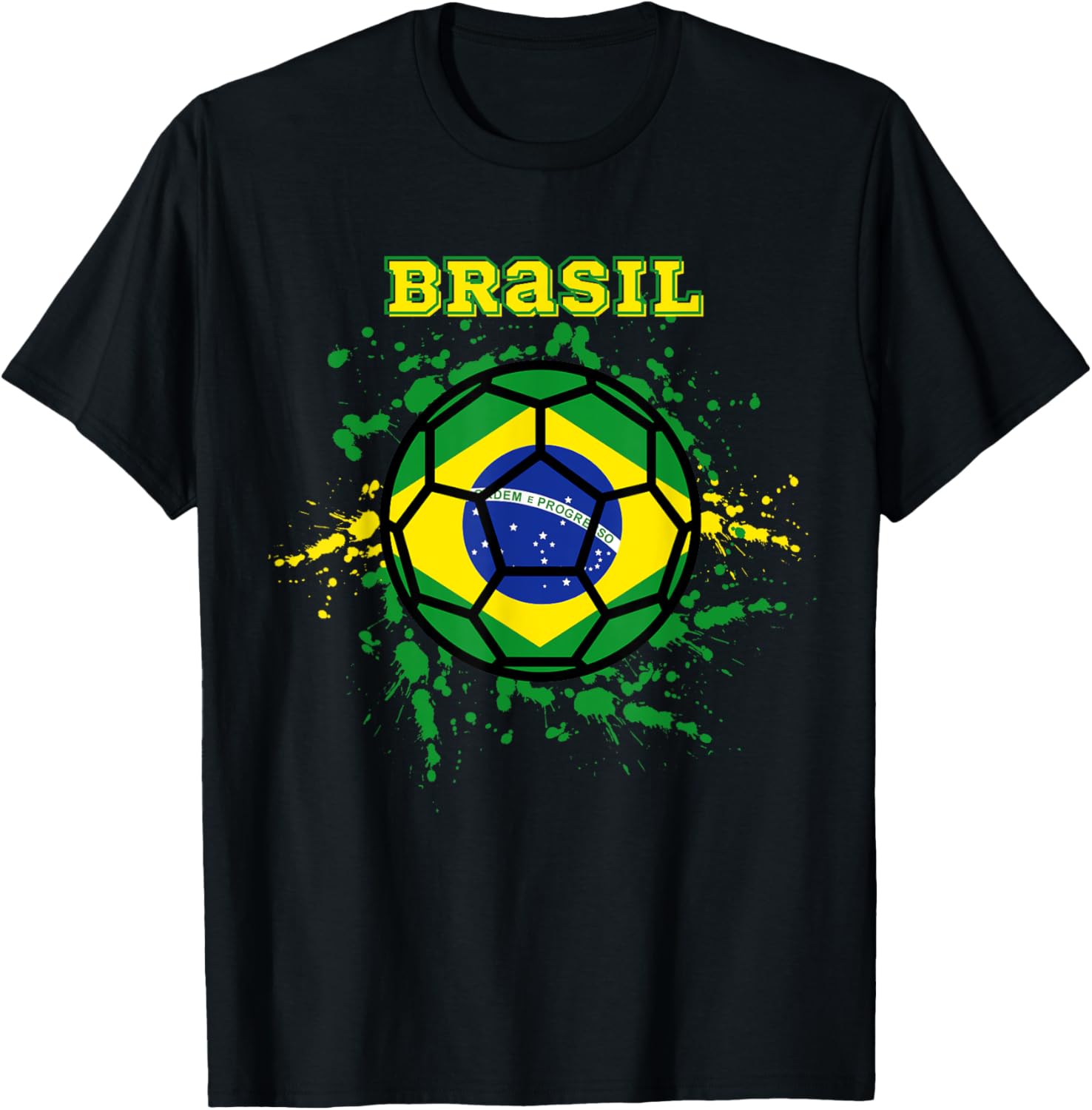 Maillot de Supporter du Brésil Football Brésil Drapeau Brésil T-Shirt